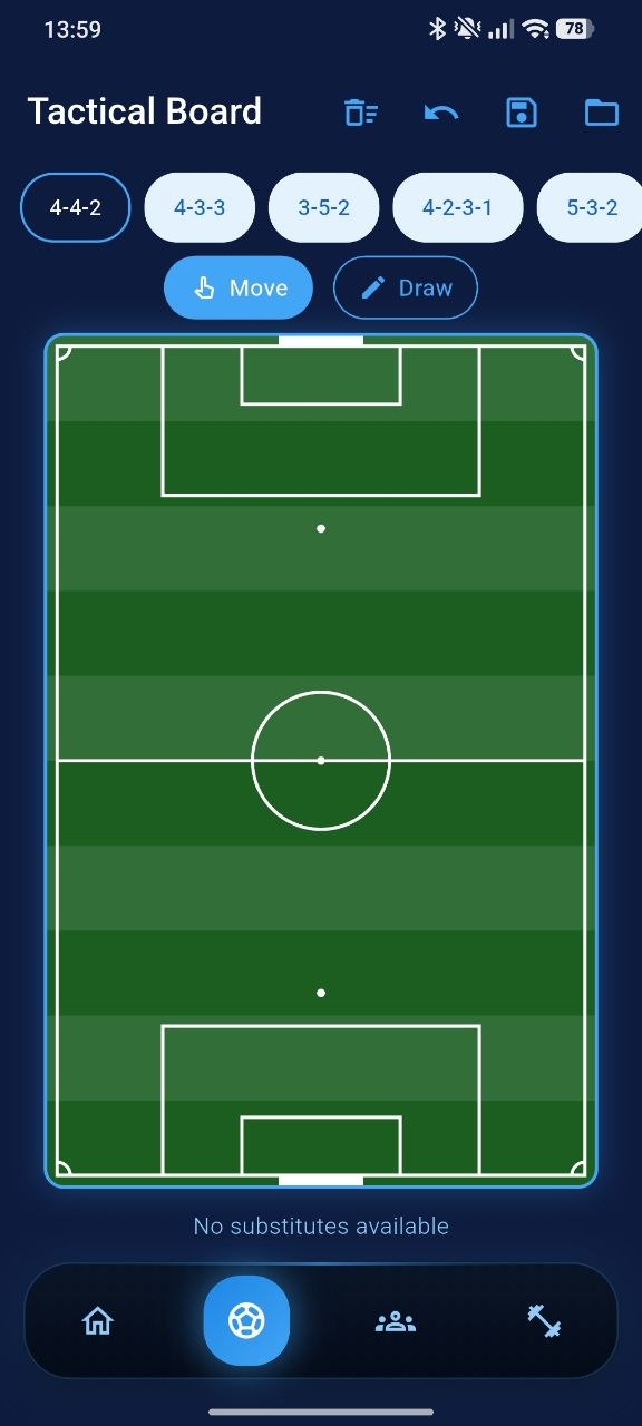 Squad screen